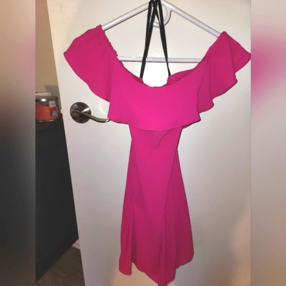 BEBE Fit and Flare Cocktail Party Minidress -Worn twice!! FINAL DROP!!